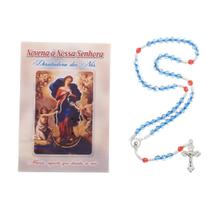 Terço Nossa Senhora Desatadora de Nós Com Folheto de Oração Terço Nossa Senhora Desatadora de Nós Com Folheto de Oração