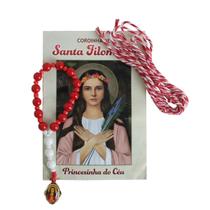 Terço Oração Coroinha de Santa Filomena 8 mm Terço Oração Coroinha de Santa Filomena 8 mm