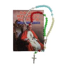 Terço Papa João Paulo II Com Folheto De Oração Terço Papa João Paulo II Com Folheto De Oração