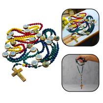 Terço Rosário Completo Contemplação dos 20 Mistérios Colorido