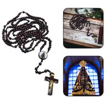 Terço Rosário Completo Nossa Senhora Aparecida com 20 Mistérios