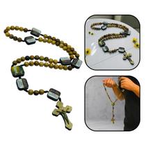 Terço Rosário Nossa Senhora de Lourdes Contemplação Dos Mistérios 10 mm