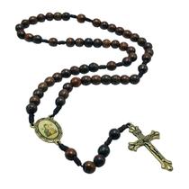 Terço Rosário Nossa Senhora do Perpétuo Socorro Madeira 8 mm
