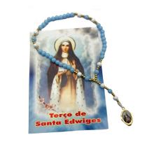 Terço Santa Edwiges com Folheto de Oração Terço Santa Edwiges com Folheto de Oração