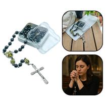 Terço Santa Rosa de Lima de Hematita Terço Santa Rosa de Lima de Hematita