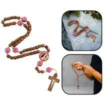 Terço Santa Teresinha do Menino Jesus Madeira 8 mm Terço Santa Teresinha do Menino Jesus Madeira 8 mm