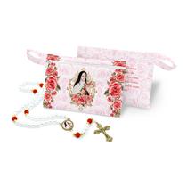 Terço Santa Terezinha na Bolsinha Ziper Terço Santa Terezinha na Bolsinha Ziper