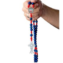 Terço são carlo acutis madeira contas 10mm devocional Terço são carlo acutis madeira contas 10mm devocional