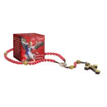 Terço São Miguel Arcanjo Contas ABS Na Caixinha