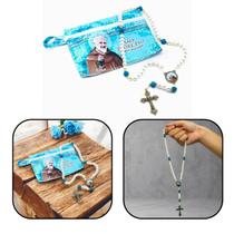 Terço São Padre Pio Na Bolsinha Com Zíper Terço São Padre Pio Na Bolsinha Com Zíper