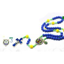 Terço Seleção N. Sra. Aparecida 8mm / AZUL - R8591 Terço Seleção N. Sra. Aparecida 8mm / AZUL - R8591