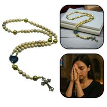 Terço Virtudes de Nossa Senhora Madeira 10 mm