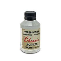 Terebintina 100ml Acrilex - Diluente para tinta a óleo 15310