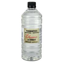 Terebintina 500ml Acrilex - Diluente para tinta a óleo 15350