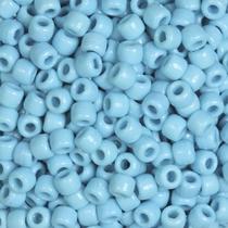 Tereré para cabelo Azul Claro 08 MM COM FURO pacote 250 gramas