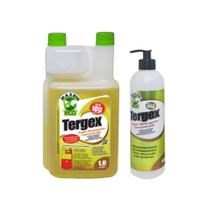 Tergex eco detergente conc 1l c/ refil aplicador maxbio