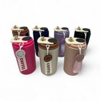 Térmico Copo Café Inox 460ml Portátil Personalizado com Tampa LED Display de Temperatura Antivazamento