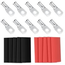 Terminais de anel Sanuke 2/0 AWG - terminais de fio de cobre estanhado 3/8 Terminais de anel Sanuke 2/0 AWG - terminais de fio de cobre estanhado 3/8