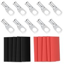 Terminais de anel Sanuke 2 AWG - terminais de fio de cobre estanhado 5/16 Terminais de anel Sanuke 2 AWG - terminais de fio de cobre estanhado 5/16