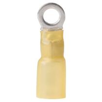 Terminais de anel termorretrátil isolados em nylon elétrico de grau marítimo Ancor 312303 (12 a 10 AWG, parafuso tamanho 10, pacote com 3)