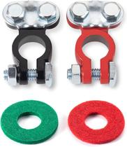 Terminais de bateria Cannonfish com código de cores, conjunto para polo superior