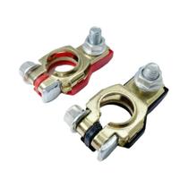 Terminais De Bateria De Carro De Liberação Rápida Em Latão, 1 Par, Conector Automotivo, Adaptador De