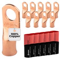 Terminais de bateria e kit de tubos termorretráteis SELTERM 2/0 AWG