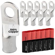 Terminais de bateria e kit de tubos termorretráteis SELTERM 3/0 AWG