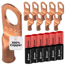 Terminais de bateria e kit de tubos termorretráteis SELTERM 8 AWG