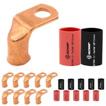 Terminais de bateria SELTERM 2 AWG 5/16 Stud com tubo termorretrátil Terminais de bateria SELTERM 2 AWG 5/16 Stud com tubo termorretrátil