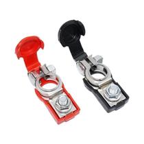 Terminais De Bateria Universais Para Carro Em Vermelho E Preto, Conectores Positivos E Negativos, Terminais De Bateria Universais Para Carro Em Vermelho E Preto, Conectores Positivos E Negativos,