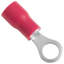 Terminais de Conexão Olhal Tramontina cobre estanhado nylon 1,5 mm² x 6,6 mm x M4 Vermelho 50 Peças Terminais de Conexão Olhal Tramontina cobre estanhado nylon 1,5 mm² x 6,6 mm x M4 Vermelho 50 Peças