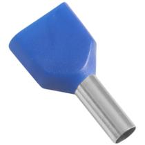 Terminais de Conexão Tubulares Duplos Tramontina cobre estanhado nylon 2,5 mm² x 8 Azul 50 Peças