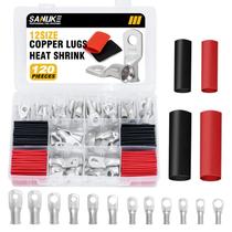 Terminais de fio: bateria, terminais de cabo Marine Grade com conjunto termorretrátil