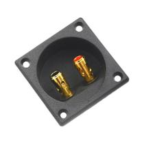Terminais Duplos Quadrados Para Caixa De Som - Conectores De Parafuso DIY Para Estéreo Automotivo E