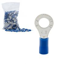 Terminais isolados, conectores de crimpagem de fio elétrico em anel