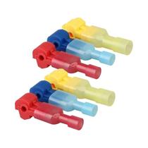 Terminais Isolados Macho De Desconexão Rápida Tipo Pá 100pçs Conectores De Fio T-Tap Para Fio