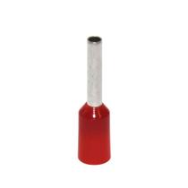 Terminais Tubo Ilhós Pré Isolado Simples 8mm Vermelho Crimper 100Pçs CT3606-N Terminais Tubo Ilhós Pré Isolado Simples 8mm Vermelho Crimper 100Pçs CT3606-N