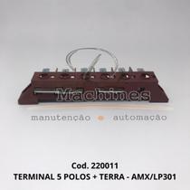 Terminal 5 polos + terra - amx/lp301 hobart / itw