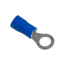 Terminal Anel Fio 1,5 x 2,5mm² 27A Azul 100 Peças Decorlux