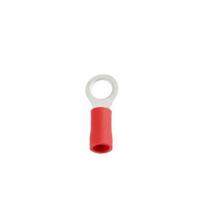 Terminal Anel Pré-Isolado 0,5mm² à 1,5mm² Furo 4,3mm 100 Peças Penzel Vermelho