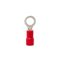 Terminal Anel Pré-Isolado 0,5mm² à 1,5mm² Furo 5,3mm 100 Peças Penzel Vermelho