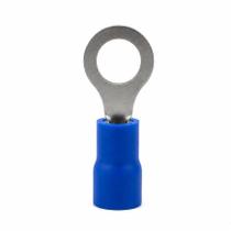 Terminal Anel Pré-Isolado 1,5mm² à 2,5mm² Furo 6,4mm 100 Peças Penzel Azul
