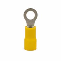 Terminal Anel Pré-Isolado 4,0mm² à 6,0mm² Furo 4,3mm 100 Peças Penzel Amarelo