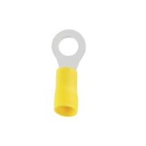 Terminal Anel Pré-Isolado 4,0mm² à 6,0mm² Furo 4,3mm 100 Peças Penzel Amarelo