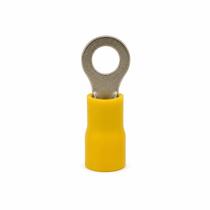 Terminal Anel Pré-Isolado 4,0mm² à 6,0mm² Furo 5,3mm 100 Peças Penzel Amarelo