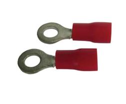 Terminal Anel Vermelho Para Fio/Cabo 0,5-1,5Mm2 Com 5 Peças