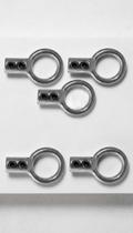 Terminal Argola Cabo Aço Academia Kit 5 Pç Prateado Terminal Argola Cabo Aço Academia Kit 5 Pç Prateado