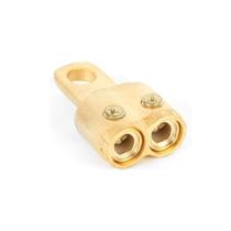 Terminal Argola Duplo 4/8GA Gold RT44G