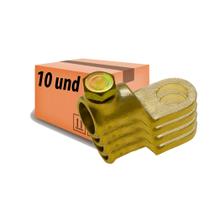 Terminal Bateria Ponteira Grande Aterramento 10 Und